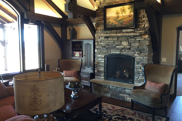 Black-Forest-Timber-Frame-Home-Colorado-Canadian-Timberframes-Fireplace