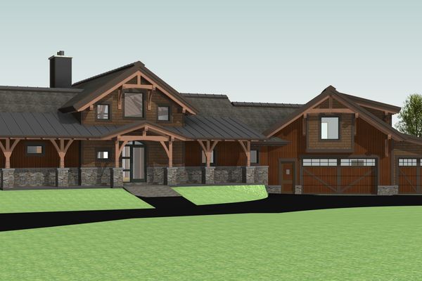 Montrose-Ranch-Colorado-Canadian-Timberframes-Design-Front-Left-3D