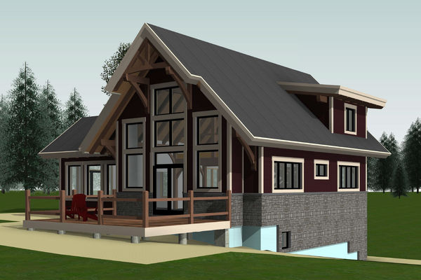 Rocky-Mountain-House-Canadian-Timberframes-Design-Front-Right
