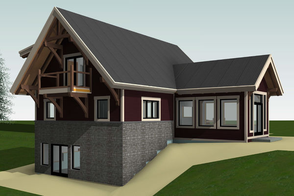 Rocky-Mountain-House-Canadian-Timberframes-Design-Rear-Right