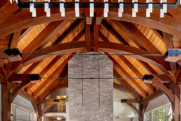 Bay-of-Quinte-Timber-Home-Ontario-Canadian-Timberframes-Completed-Great-Room-Ceiling