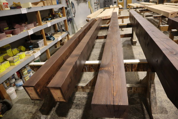 Cody-Wyoming-Canadian-Timberframes-Production-Staining-Timber