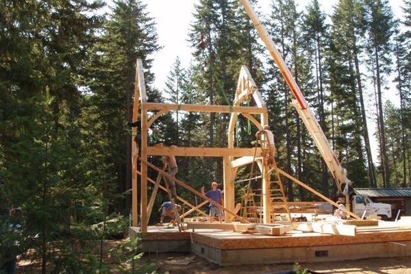 Deception-Pass-Washington-Canadian-Timberframes-Construction-Timberframe-Raising